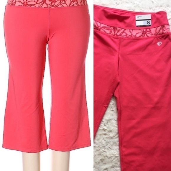 Nwt inmotion NY&C pink crop workout leggings - Picture 1 of 7
